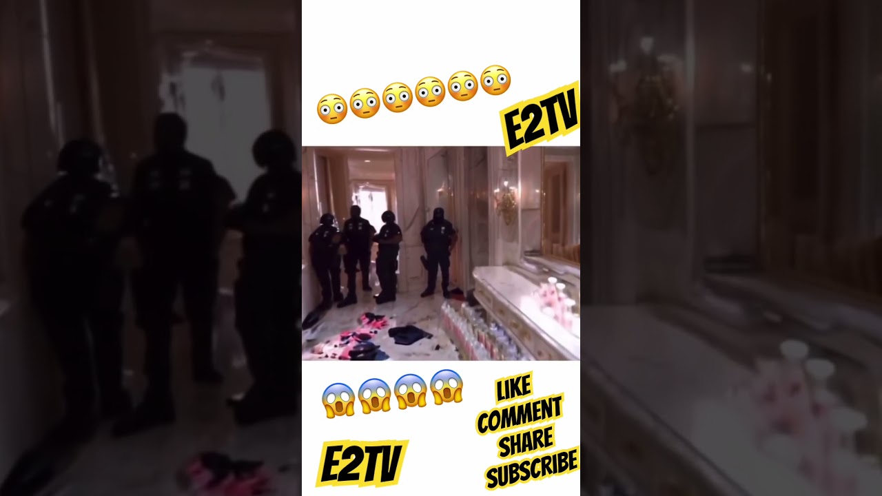 P. Diddy house raid footage they found 1000 bottles of baby oil in his mansion‼️#hiphop#rap#music#tv