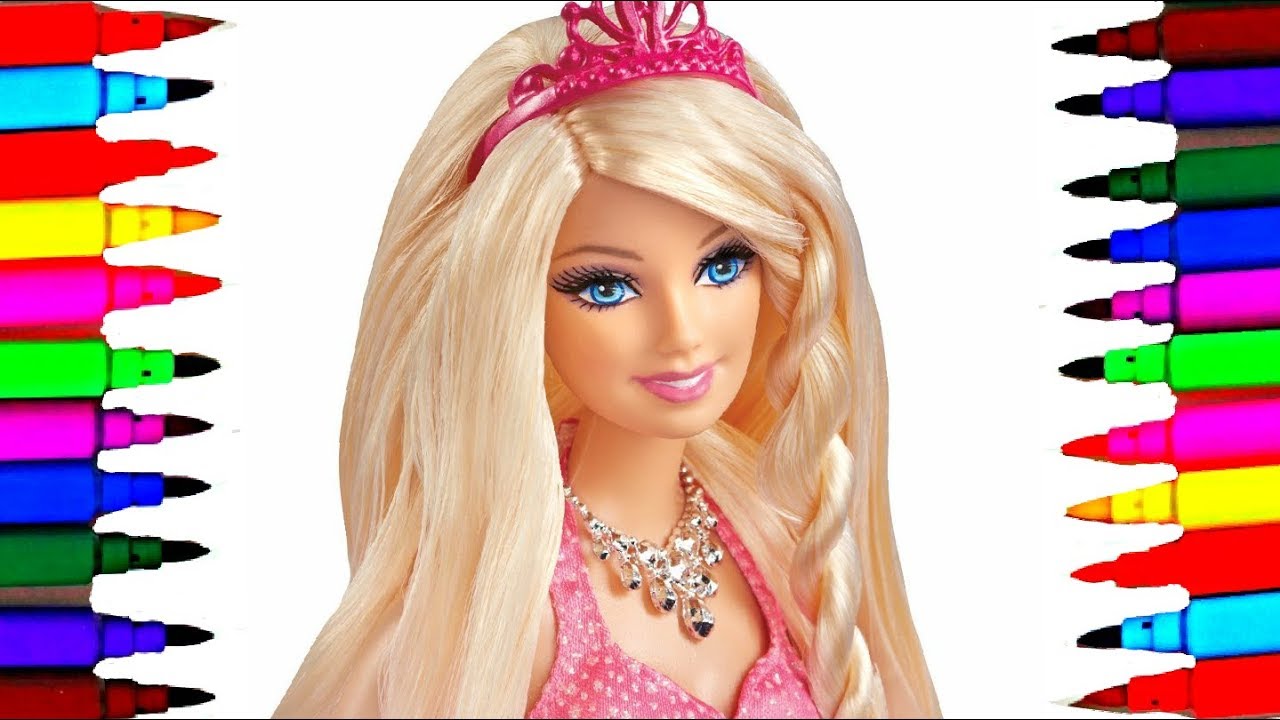 NEW!!! BARBIE Coloring Book Pages l How to Paint and Colour Drawing pages l Coloring for Kids