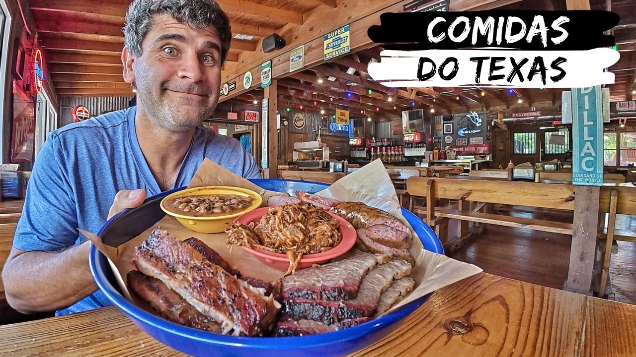 PROVANDO COMIDAS TÍPICAS DO TEXAS