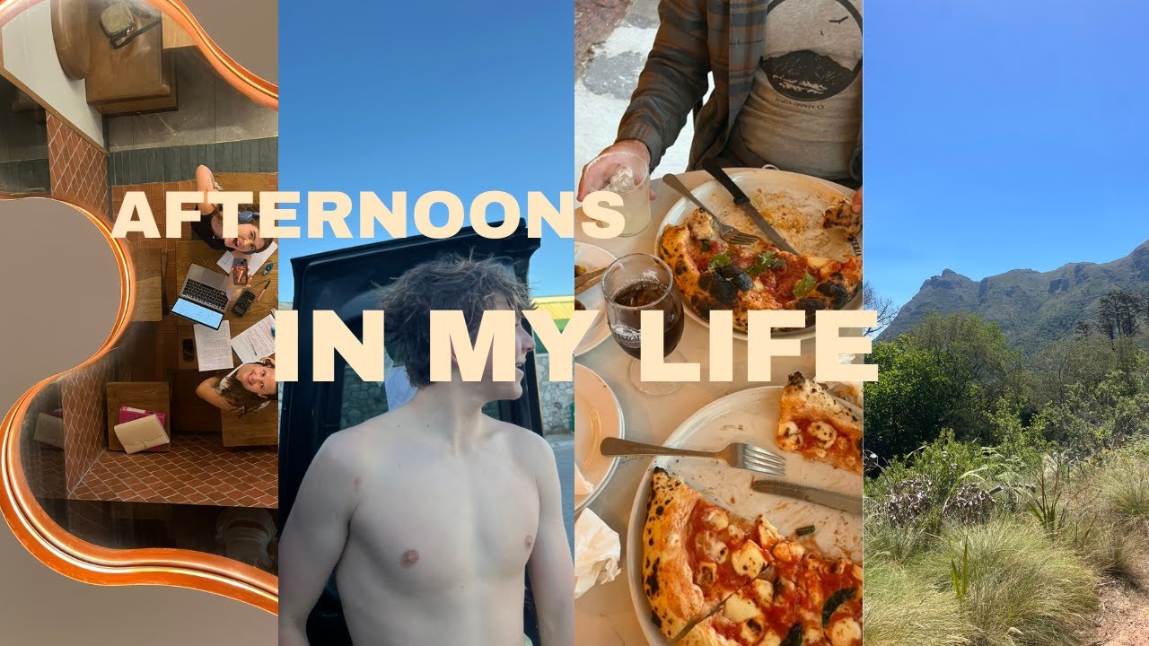 a week of afternoon routines