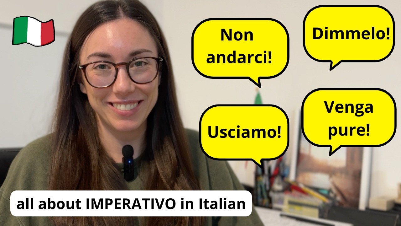 Your Ultimate Guide to IMPERATIVO in Italian language! (Subtitles)