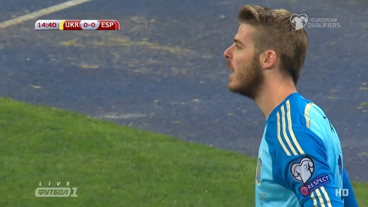 David De Gea vs Ukraine ( Away ) 15 - 16 All Saves ( 12/10/2015 ) by Vurlovski