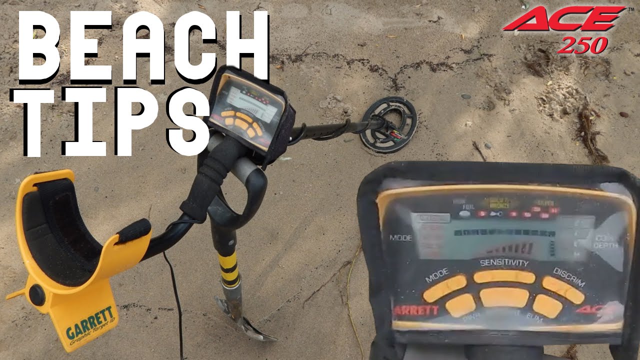 Garrett Ace 250 Metal Detector / Sand Tips & Settings!