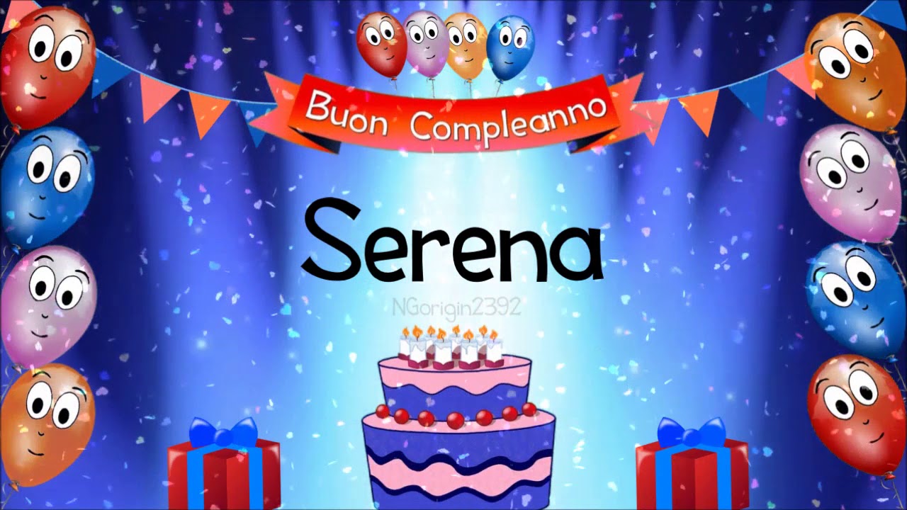 Tanti auguri di buon compleanno Serena!