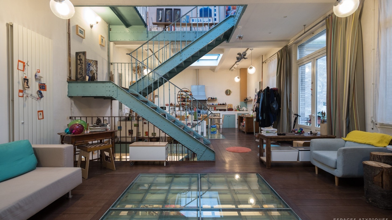 Loft avec toit terrasse dans ancienne manufacture - Espaces Atypiques