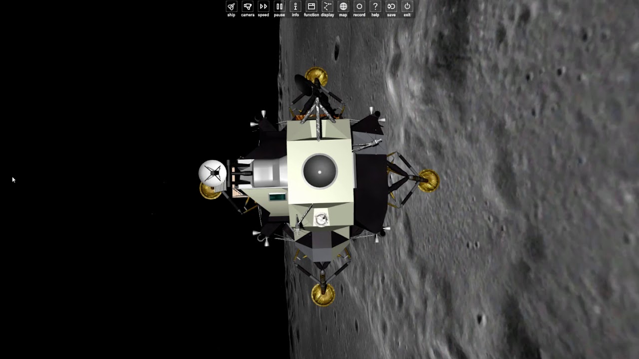 NASSP 8 Beta, PDI to landing with Apollo 17 LM