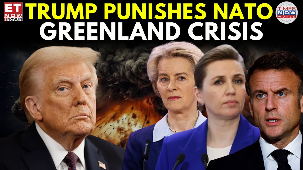 Trump DECLARES Economic WAR on Europe! 8 Allies Hit As Greenland Standoff ERUPTS | ET Now