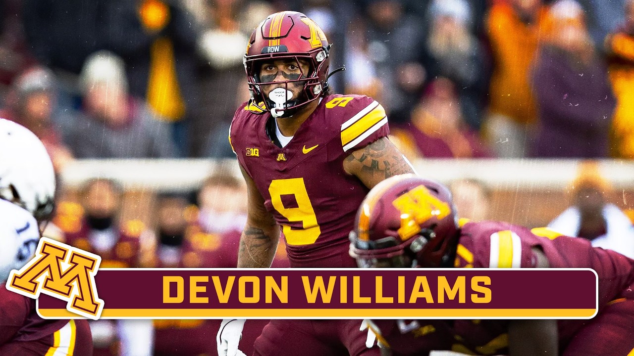 2026 SENIOR HIGHLIGHTS: LB Devon Williams | Minnesota Football