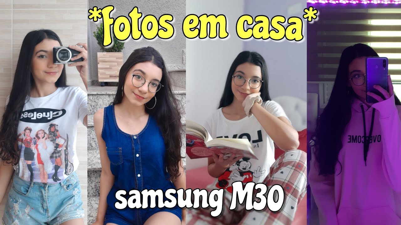 TIRANDO FOTOS SOZINHA EM CASA *com samsung M30* 📸