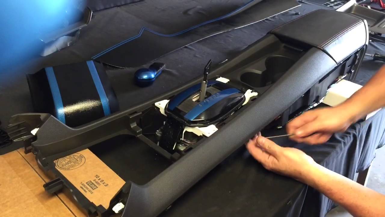 Remove camaro center console part 1