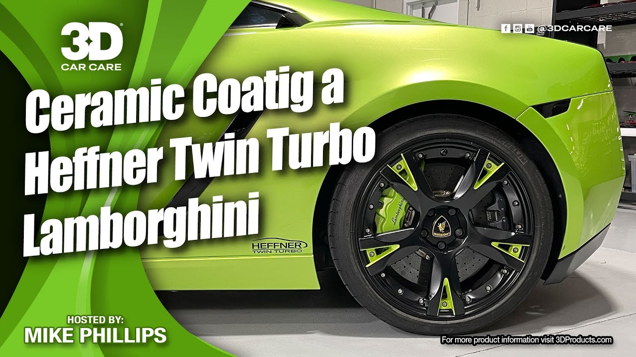 3D CAR CARE - Applying 3D Ceramic Coating on Lamborghini - What it took to get the job done!