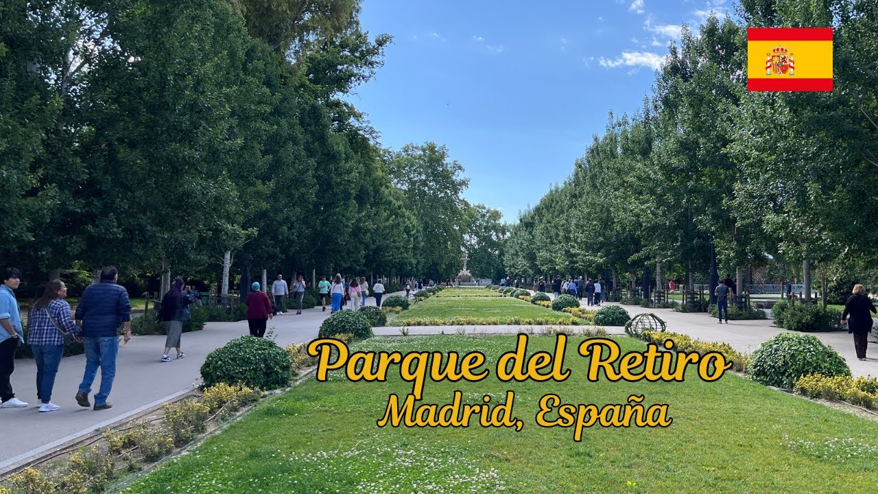 [4K] 🇪🇸 Madrid, España | El Parque del Retiro 🌳🚣‍♂️🏞️| Walking Tour