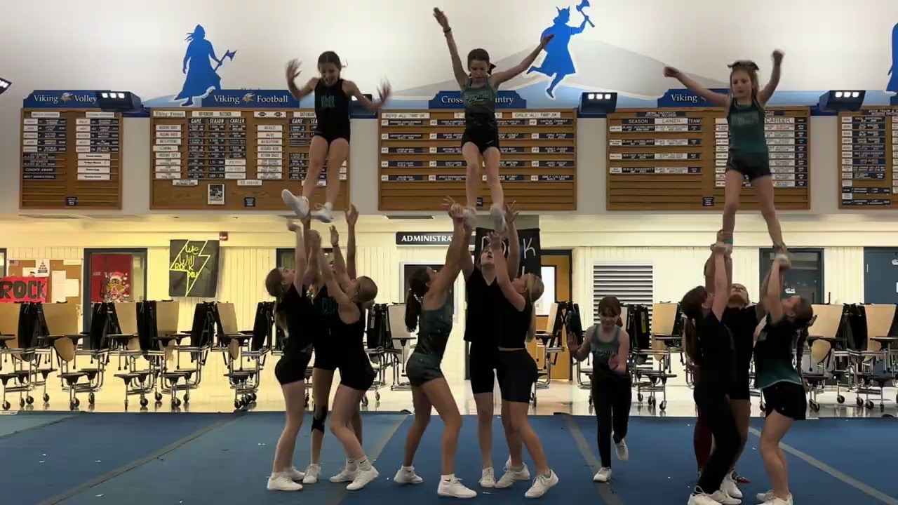 Cheer practice ￼
