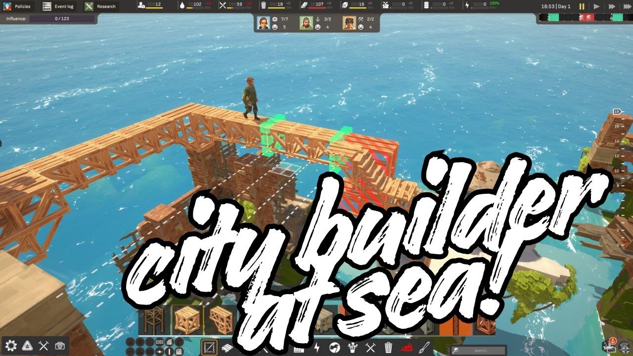 All Will Fall Demo | A Nice Strategy Survival Game In The Middle Of The Sea