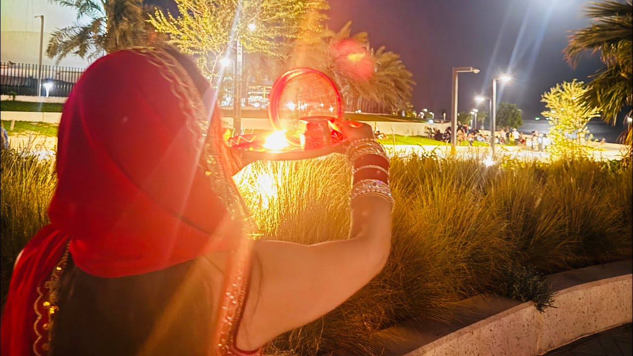 Karwachauth Special Vlog in #kuwait_tower//10 oct 2025