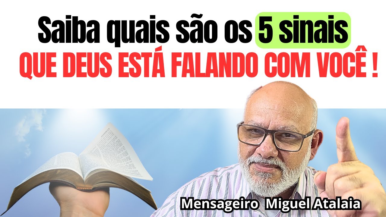 5 PASSOS PARA TER CERTEZA QUE É DEUS FALANDO