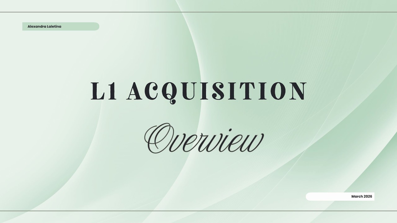 1   L1 acquisition