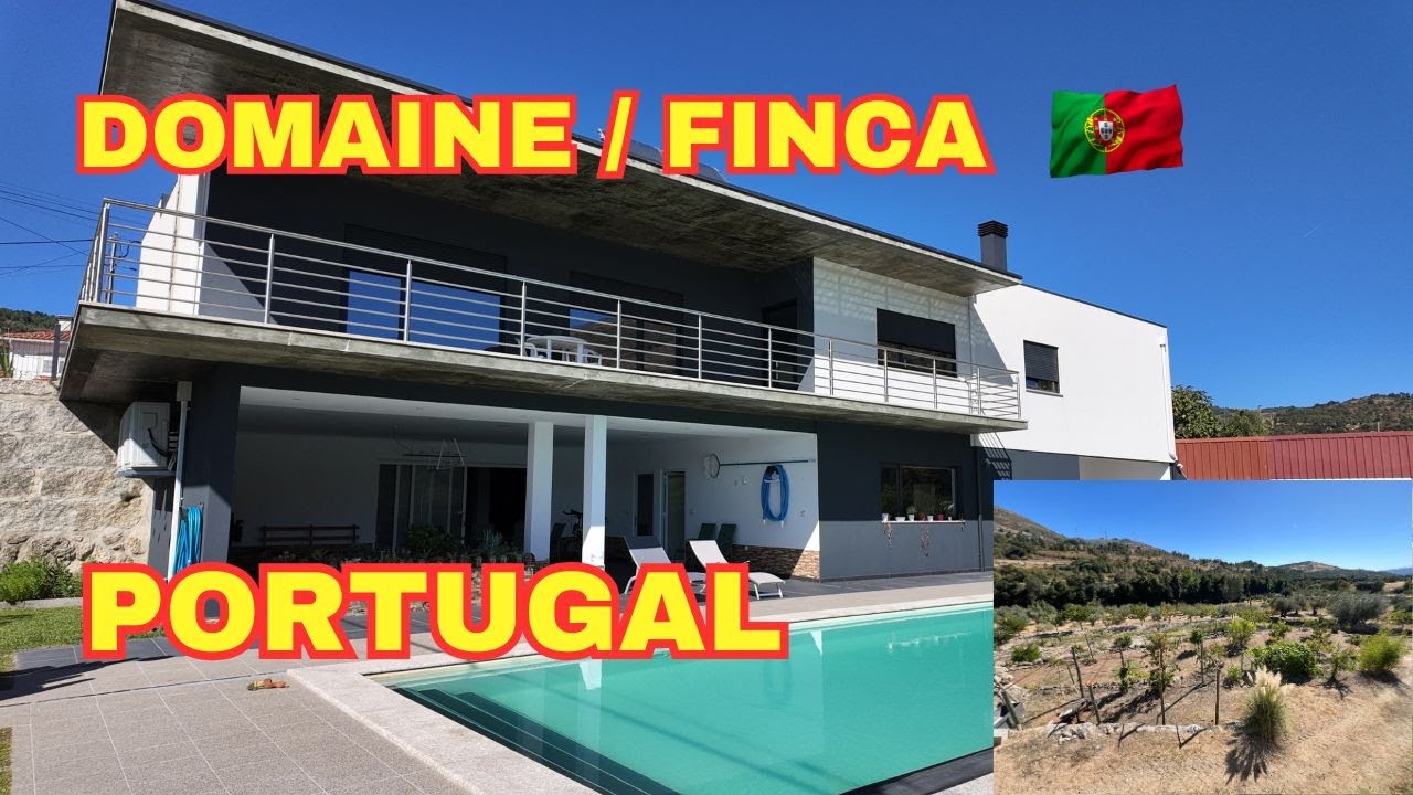 Vivre au Portugal – Votre Maison avec rivière et oliviers