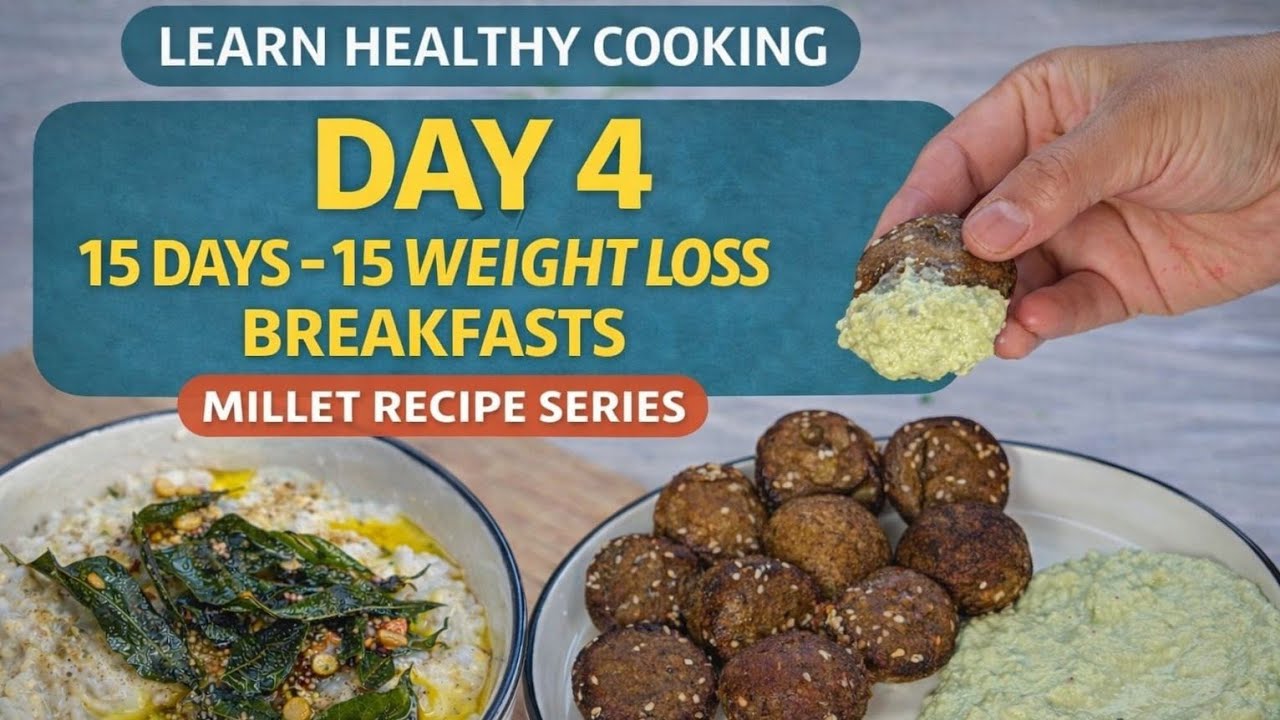 Free Online Healthy Millet Cooking Classes Day 4 | justdesiifit 