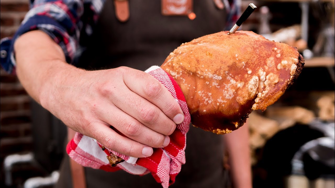 Crispy Pork Leg Roast & Meater thermometer
