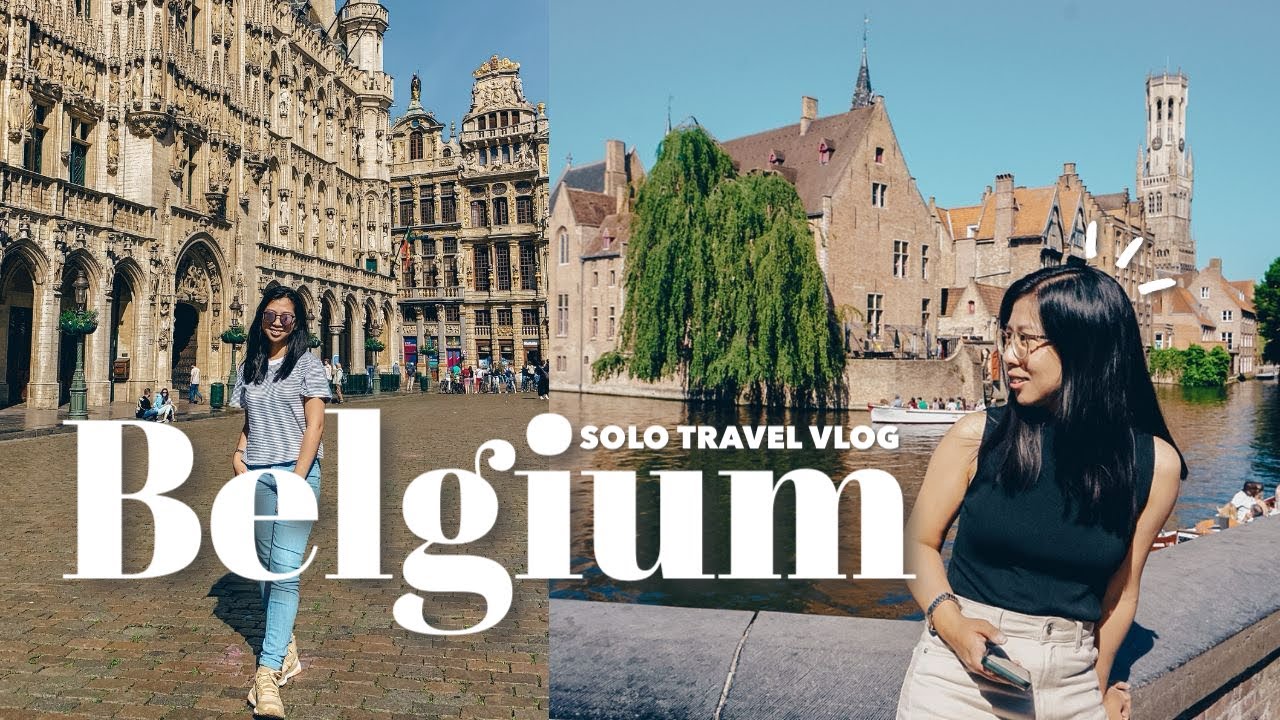 First Time Traveling to BELGIUM! 3 Days in Brussels & Bruges (Solo Travel Vlog) | BeNeLux Trip Ep2