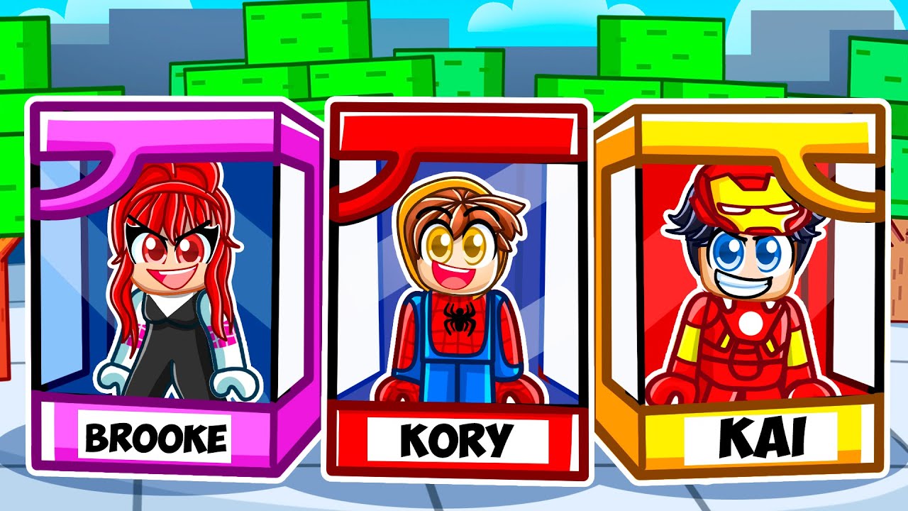 We Turned Into SUPERHERO TOYS in Strongest Battlegrounds!