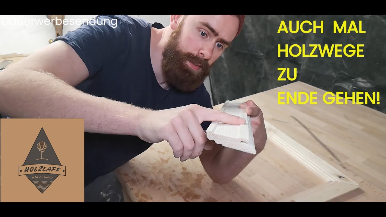 Einen Bilderrahmen aus einer Sockelleiste bauen, kann das klappen?!