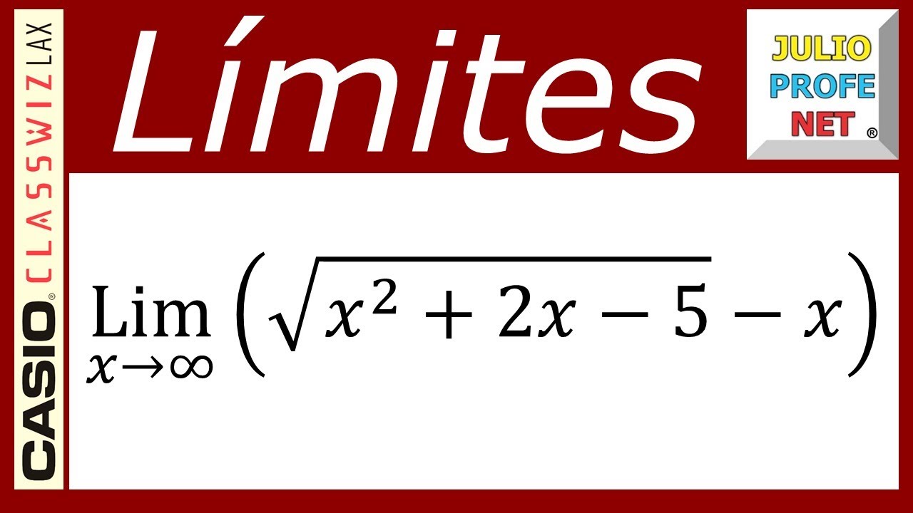 Límites al infinito | Ej. 7 #julioprofe y #casio