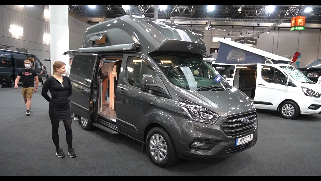 Camping-Bus Ford Nugget 2021 Ford Transit Nugget 2021 Hochdach Roomtour Wohnmobil Caravan Salon 2020