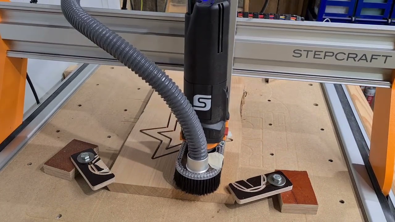 Sterne mit der Stepcraft d.840 fräsen