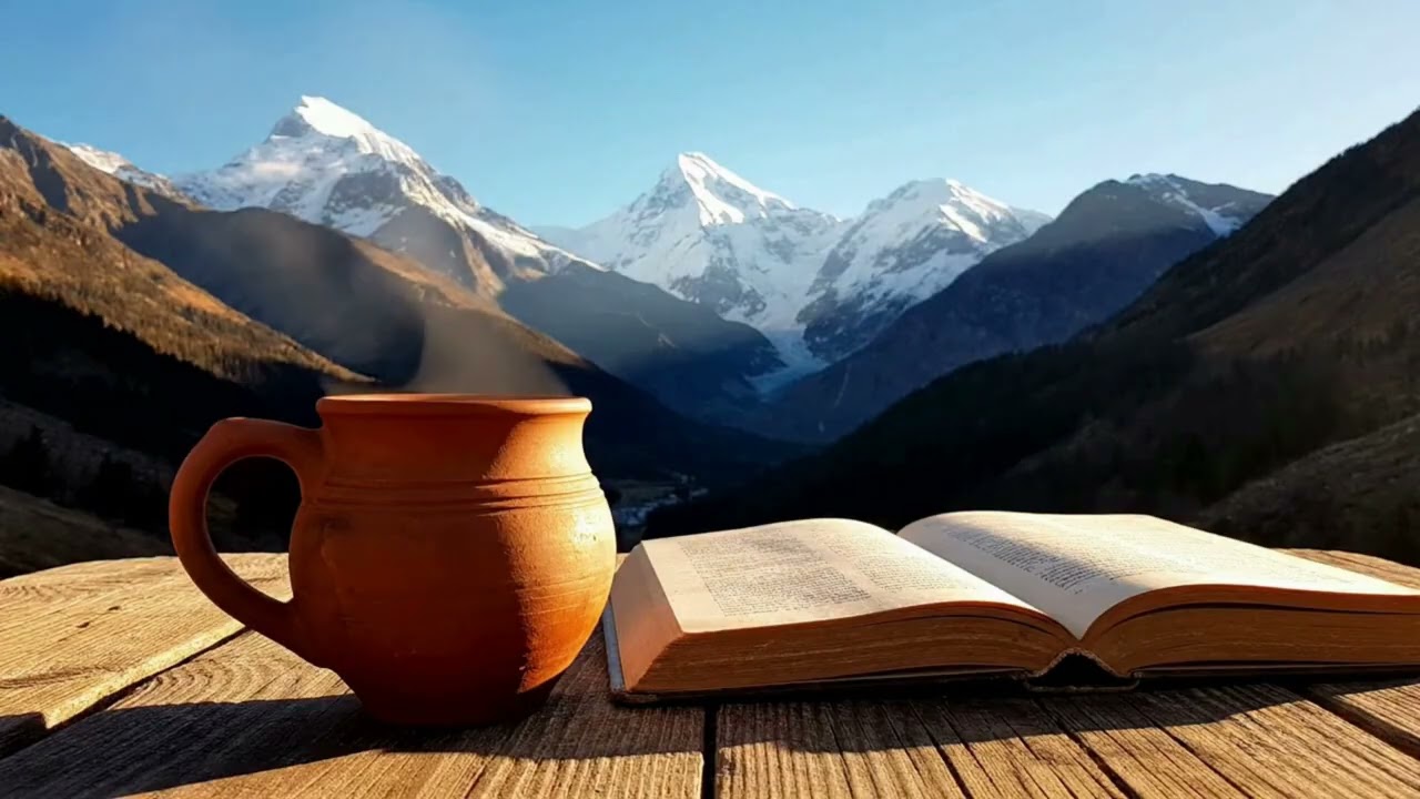 Peaceful Mountain Morning — Reading & Gentle Focus Ambience (No Music, 1 Hour)