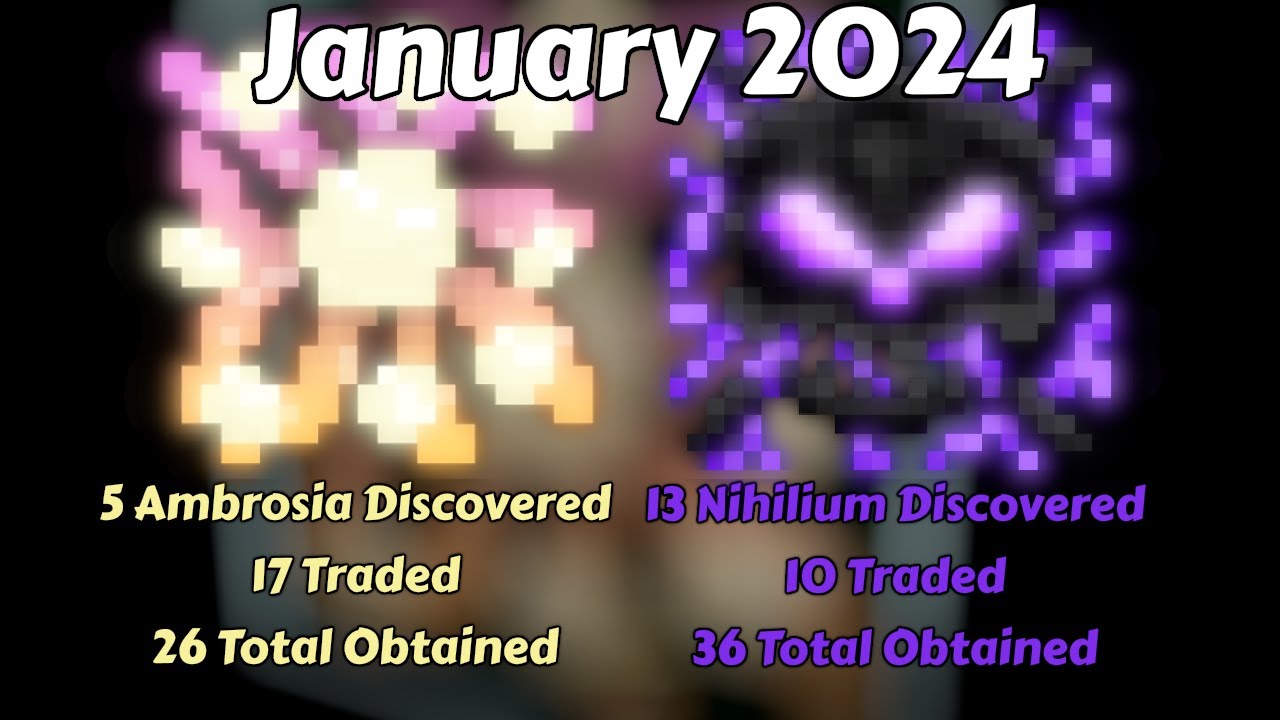 Ambrosia & Nihilium Finds & Trades | January 2024 | Azure Mines
