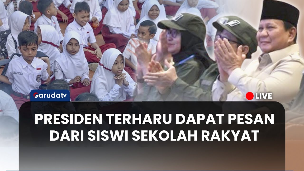 Presiden Terharu Dapat Pesan dari Siswi Sekolah Rakyat | HIGLIGHT PRABOWO