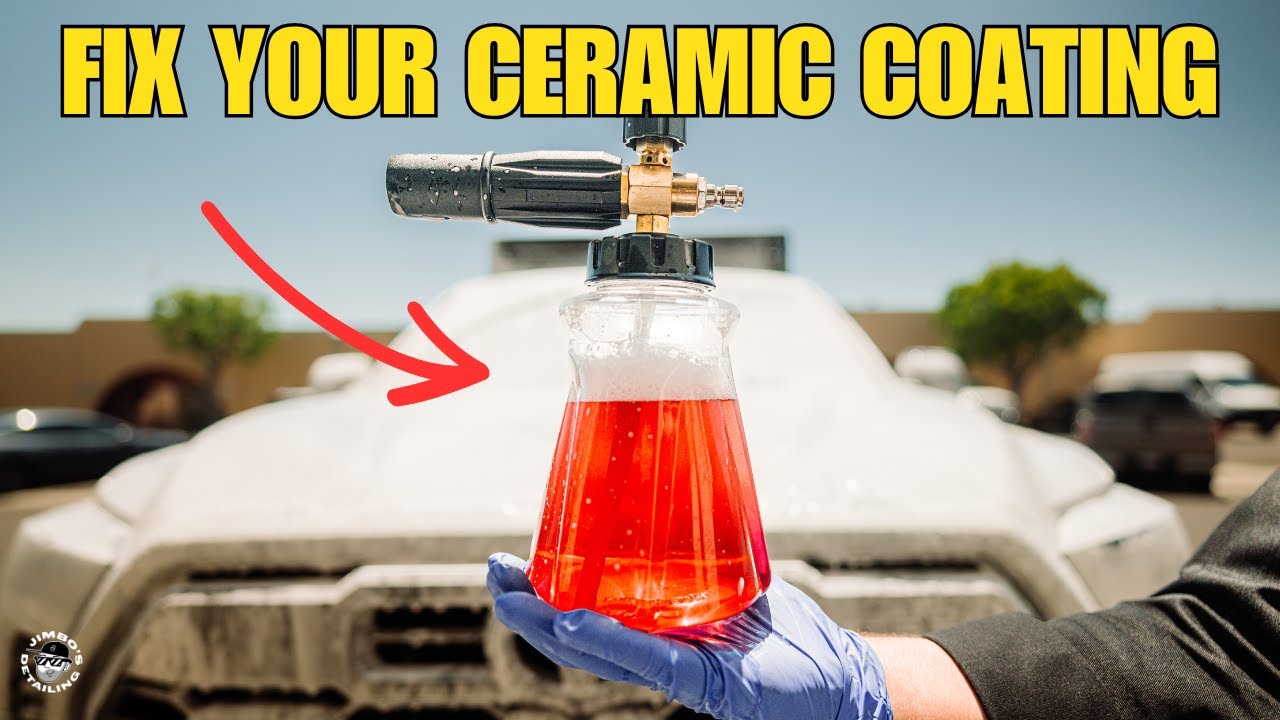 Ceramic Coating Not Beading? Use This Foam Cannon Hack to Fix It Fast