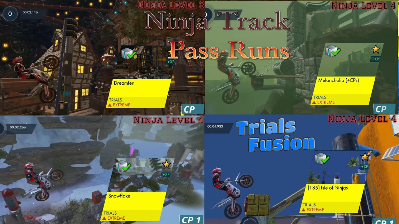 Trials Fusion Ninja Track Pass Runs [1]