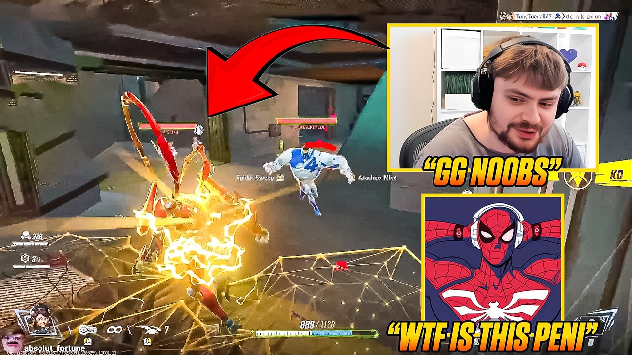 DayMR & Quacky Got Rage Baited by Kragiee’s Peni Parker!