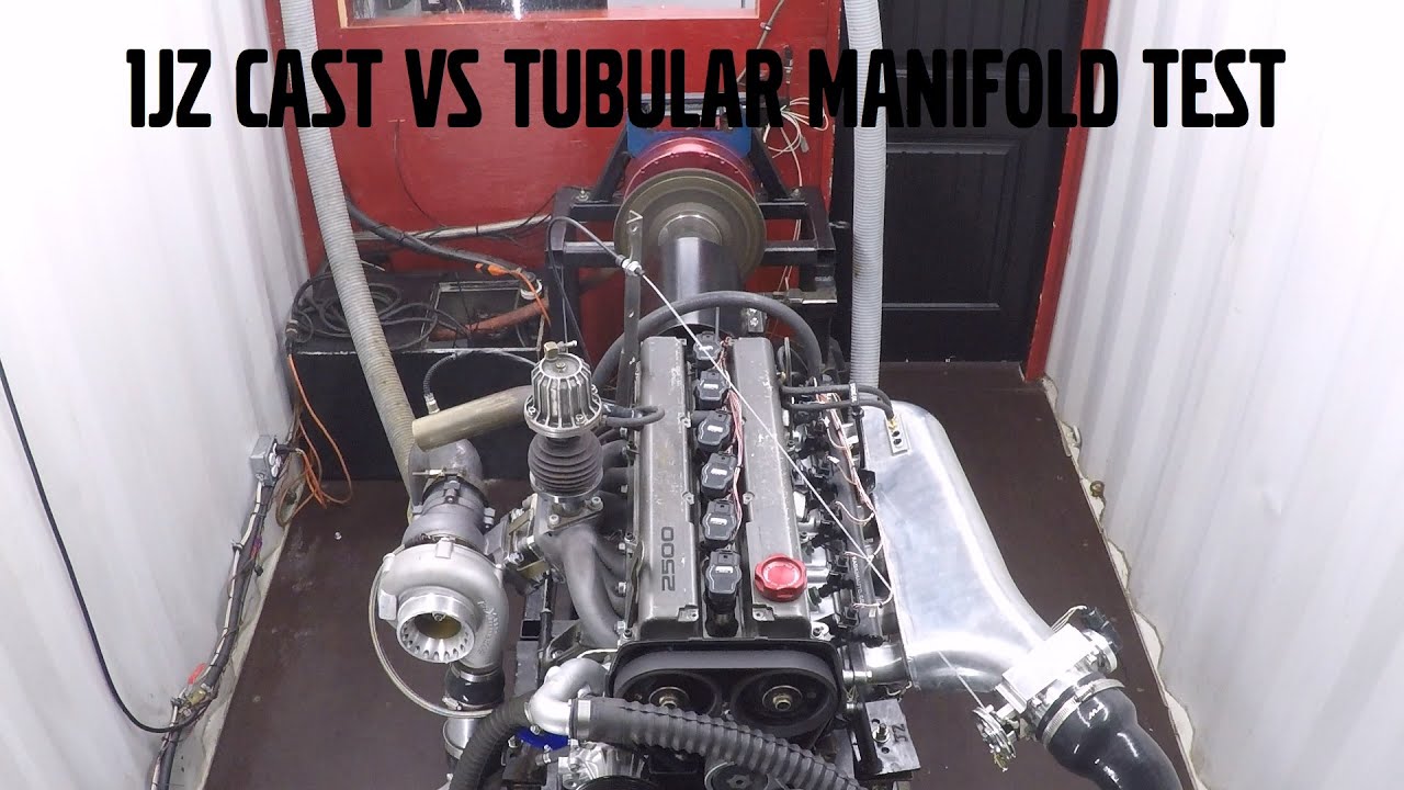 ENGINE DYNO TEST: 1JZ-GTE CAST VS TUBULAR EXHAUST MANIFOLD