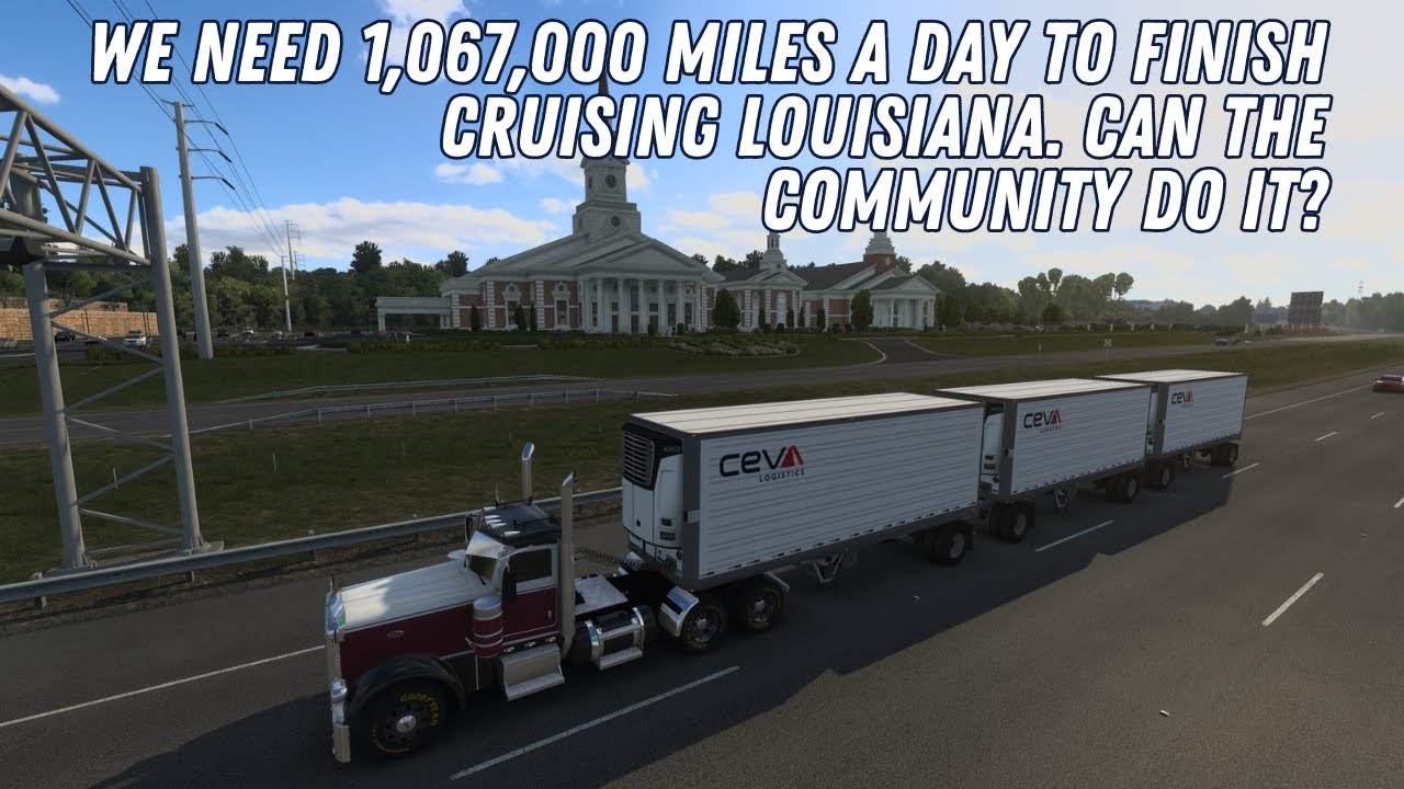 We need 1,067,000 miles a day to finish cruising Louisiana. Can the community do it?📱