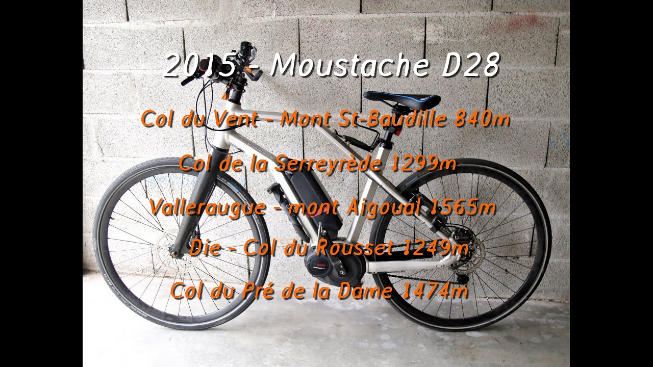 Avec mon VAE Moustache D28 en 2015 part 1