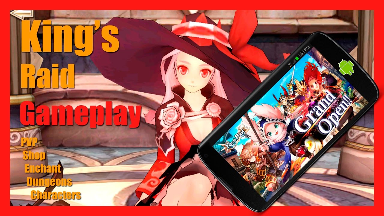 King's Raid Gameplay  (Android RPG / English)