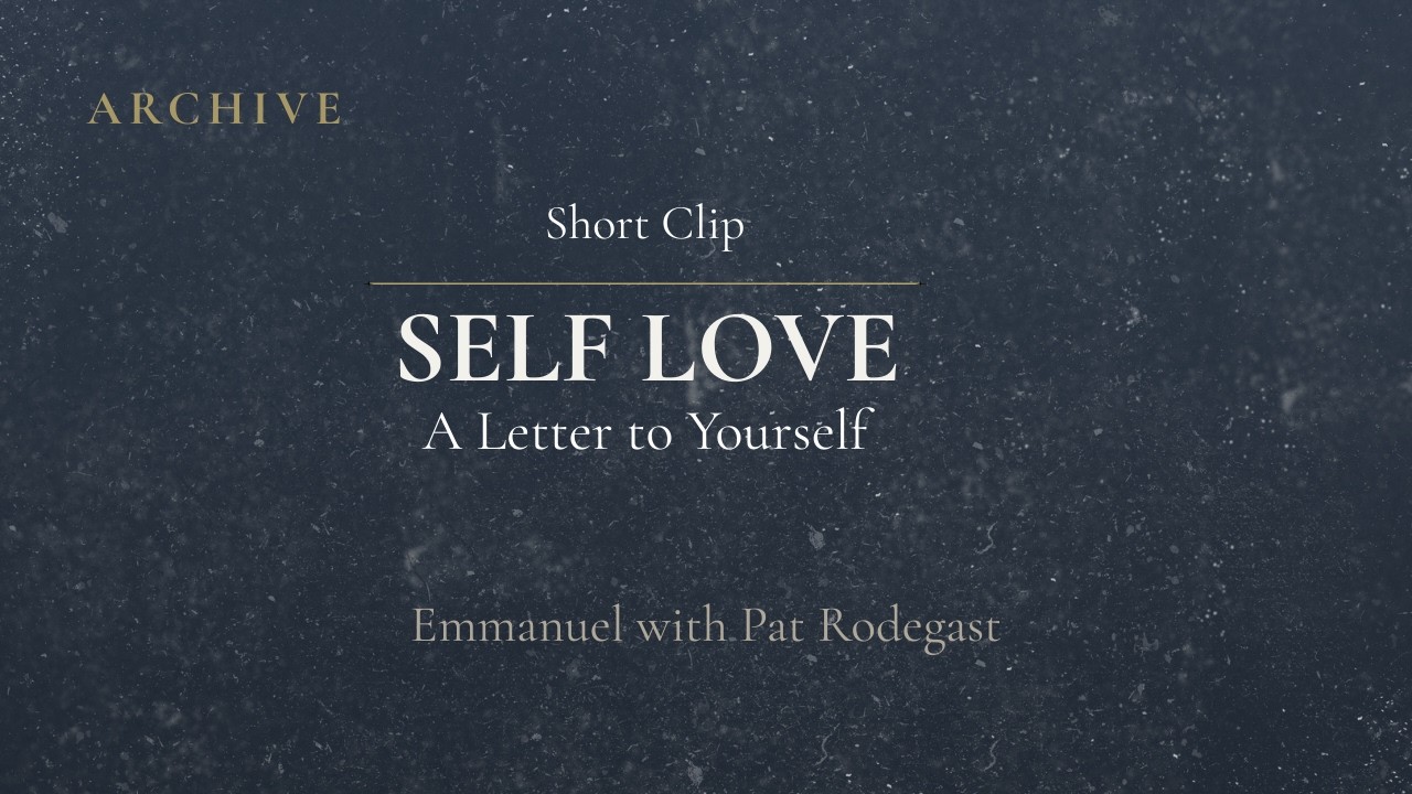 Emmanuel on Self-Love | Writing Yourself a Love Letter (Short Clip)