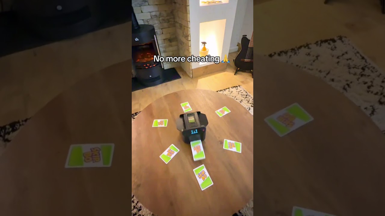 No more cheating card dealers! #dealer #shuffler #gamenight #cardshuffler #cardgames #giftideas