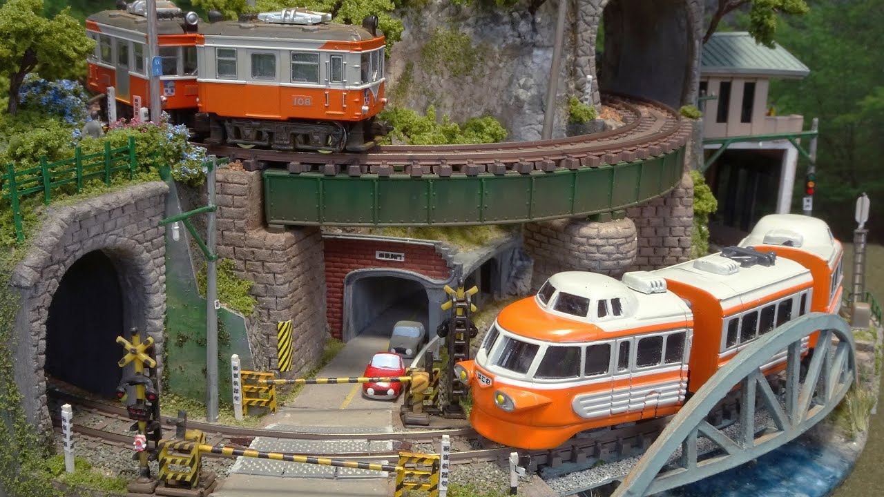 Nゲージ ミニレイアウト 「小田急ロマンスカーと箱根登山鉄道」