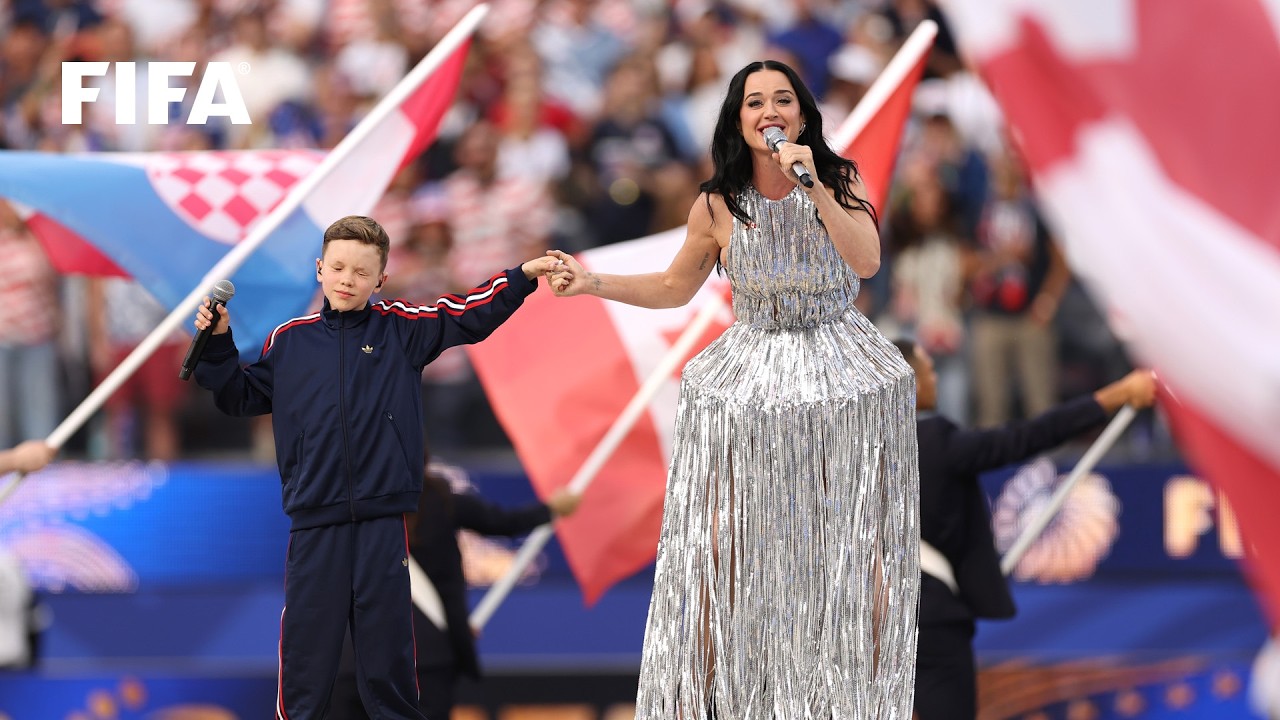Katy Perry performs Wonder at the Opening Ceremony of FIFA World Cup 2026 in Los Angeles