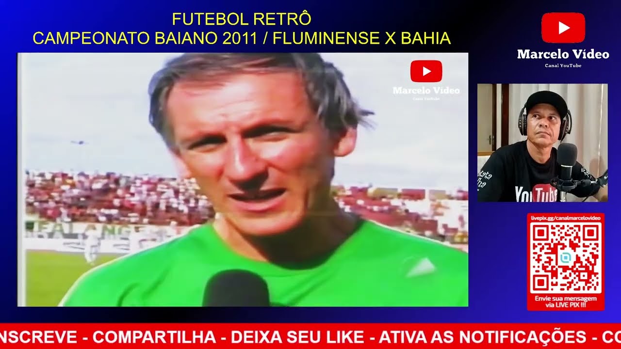 🔴 AO VIVO 📽️ FUTEBOL RETRÔ 📼 FLUMINENSE DE FEIRA X BAHIA | CAMPEONATO BAIANO 2011 ⚽