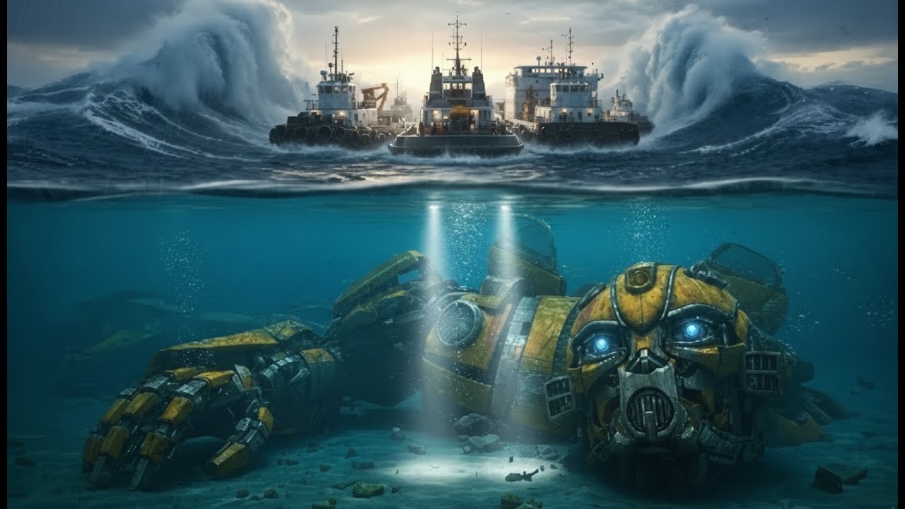 We Found a Giant Bumblebee Transformer Underwater… Then Restored It to Full Power