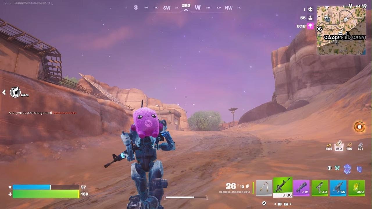 I played Fortnite  battle royal