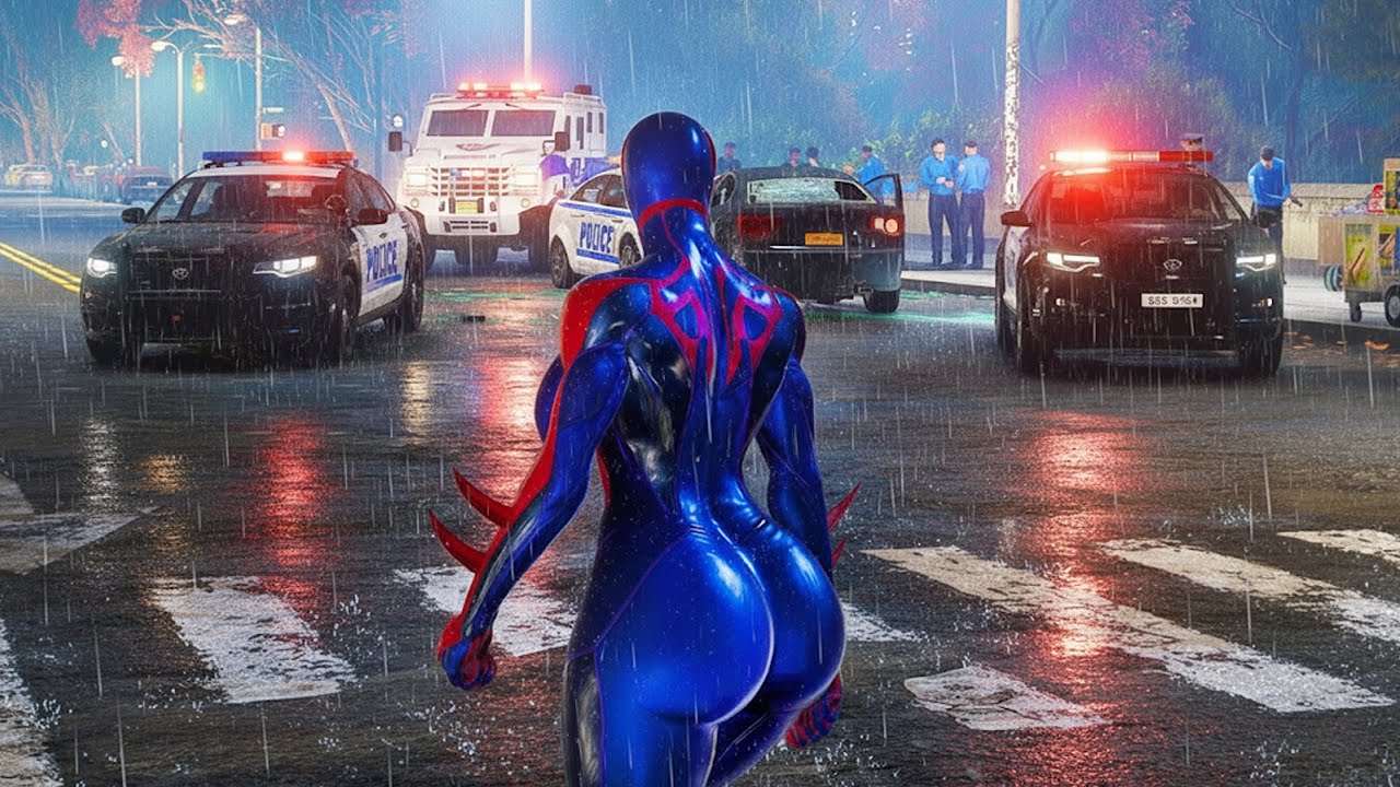 Thicc Lady Symbiote & Black Cat (Woman Romance) Spider Man 2's Mod
