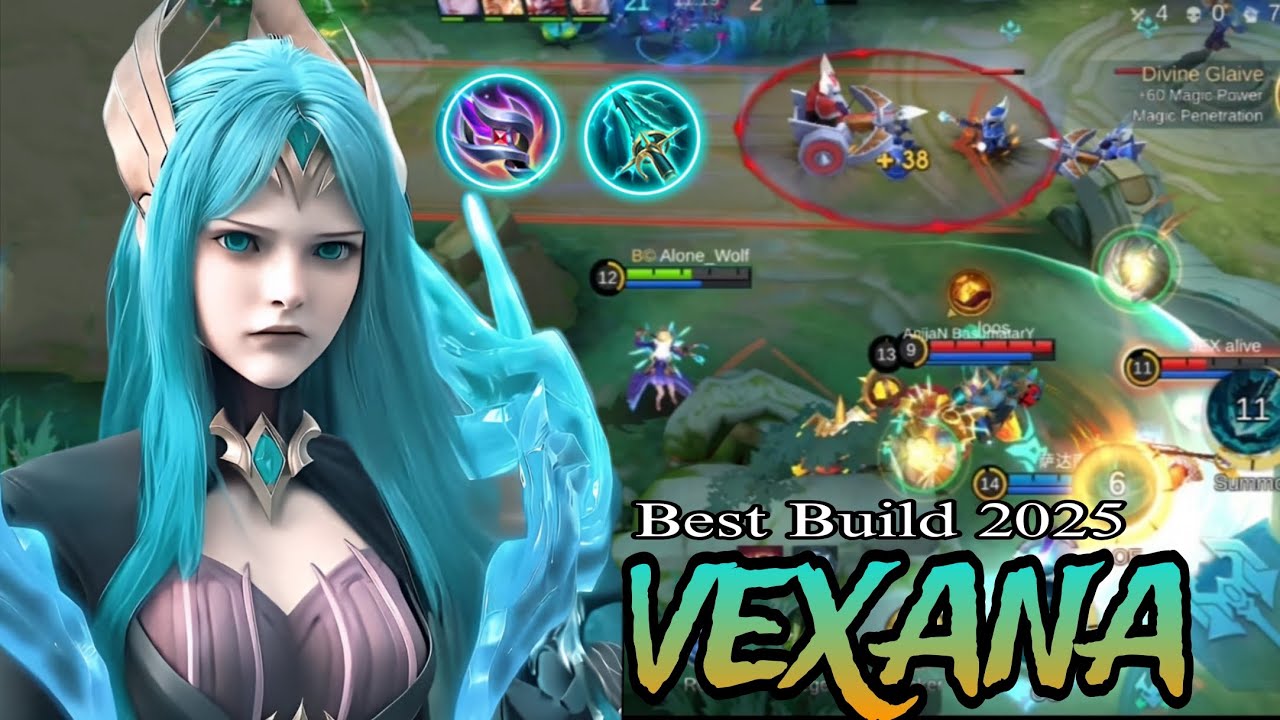 Как использовать Vexana Mobile Legends || Лучшая сборка Vexana 2025 || Игровые навыки и обучение ...