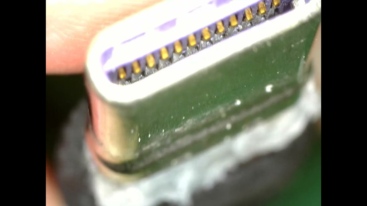 【メンテナンス】USB-Çタイプパソコンとの認識不良を半田で手直し